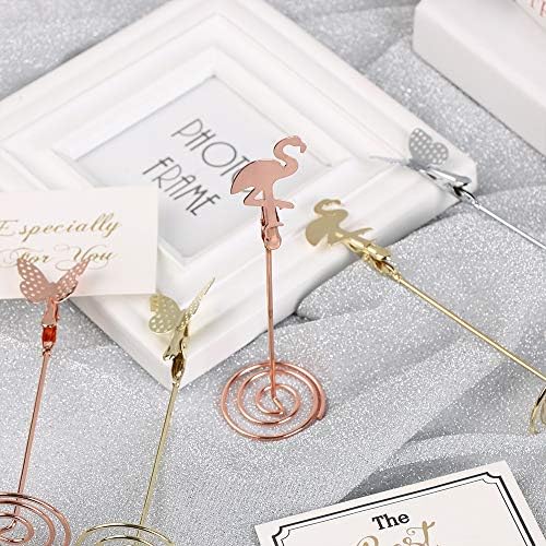 Butterfly Table Number Holders 10Pcs Rosegold