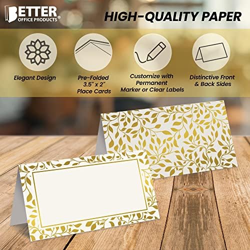 Better Office Products 100 Pack Place Cards