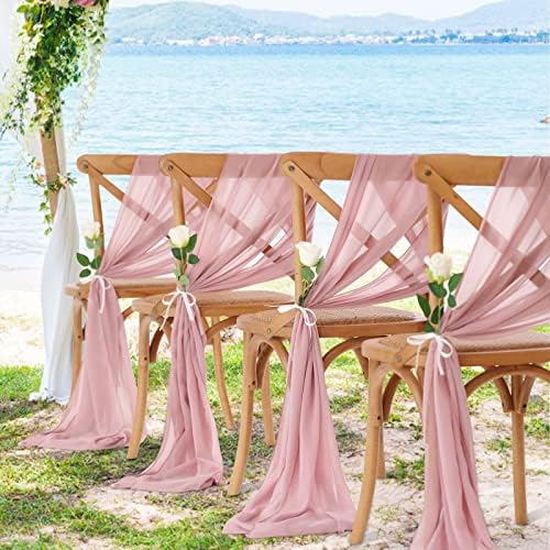 SoarDream Table Runner 10 Pack Dusty Rose Rustic