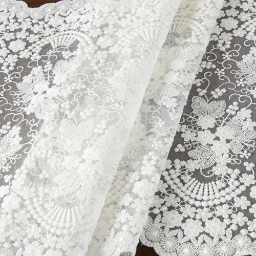 Joyfol Day White Lace Table Runner 14x36 Inch