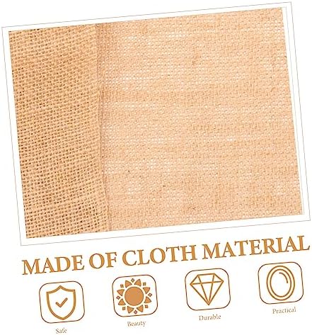 Zerodeko Natural Linen Table Runner for Rustic Wedding Decor