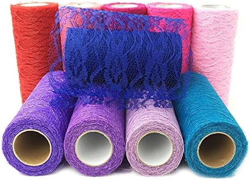 Lace Net Roll 6 x 10 Yards Peach Table Runner