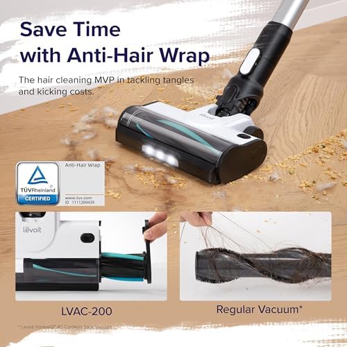 LEVOIT Cordless Stick Vacuum with 50 Minutes Runtime
