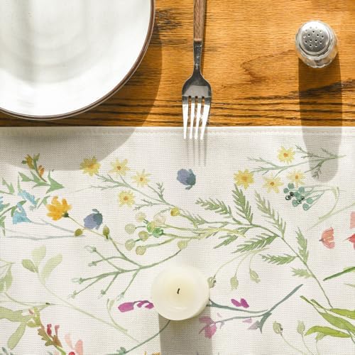 Artoid Mode Wildflowers Bloom Table Runner 13x60 Inch