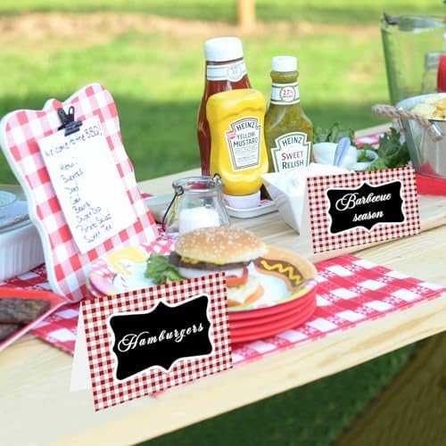 24PCS BBQ Party Decorations with Marker