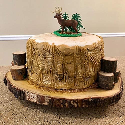 20Pcs Rustic Wood Table Numbers Holder and 30Pcs Kraft Place Cards