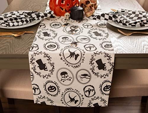 DII Halloween Party Tabletop Decor Table Runner 14x72