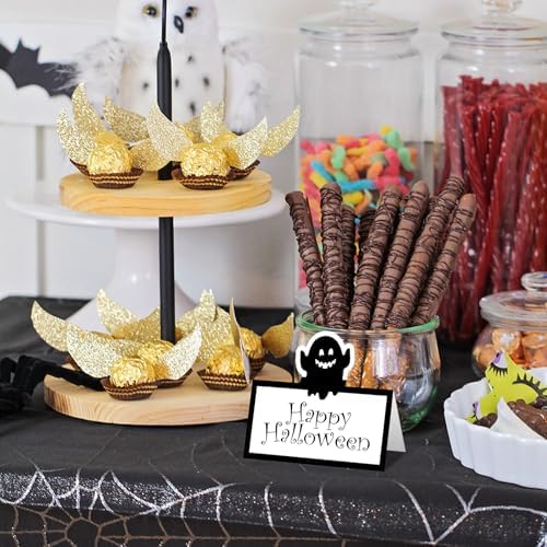 48 Pcs Halloween Place Cards with Funny Designs