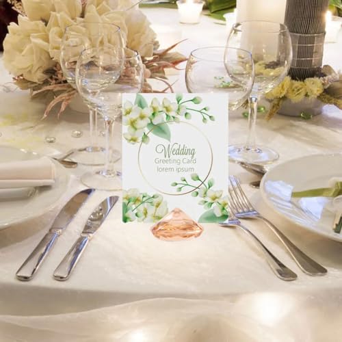 Elegant Place Card Holder Gold 12Pcs