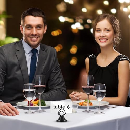 Danishsy Table Number Holders 10PCs Metal Stand Set
