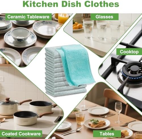 10 Counts Non Scratch Wire Dishcloth Multipurpose