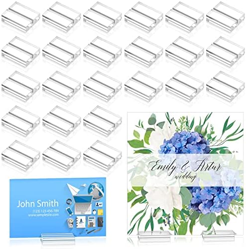 Yalikop Acrylic Place Card Holders 25 Piece Set