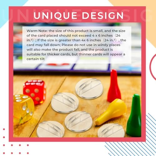 Yinkin 25 Pcs Mini Card Stands for Place Cards and Labels