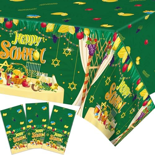 3 Pcs Disposable Tablecloths for Party Decorations