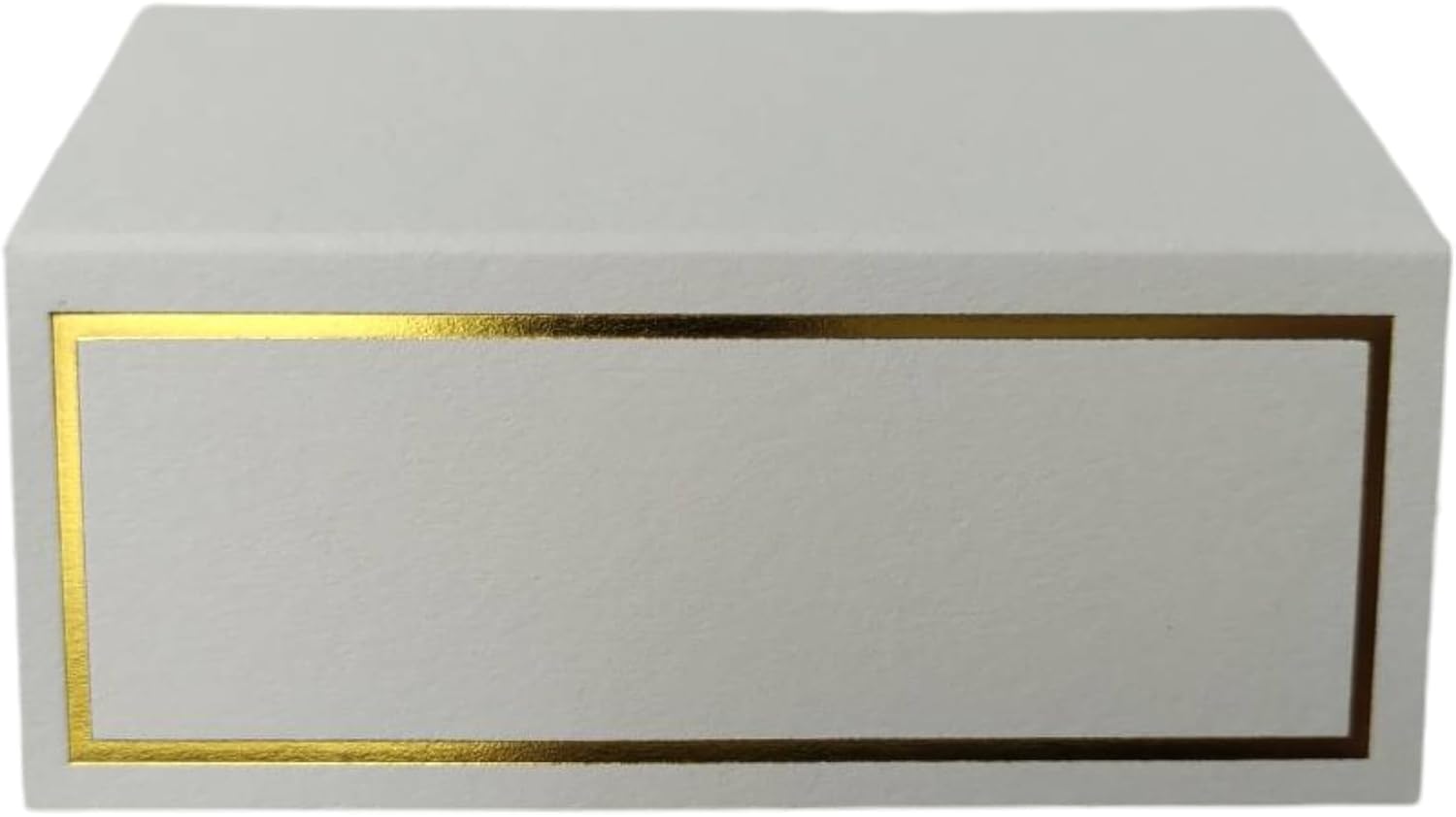 EVASTER Place Cards with Gold Foil Border Pack of 100