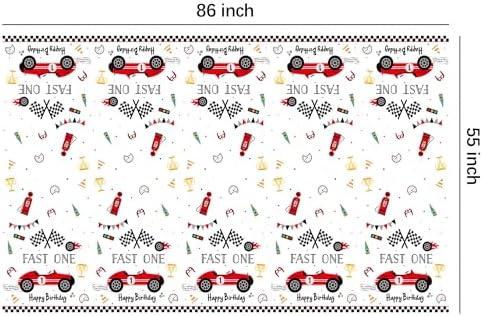 Fast One Birthday Decorations Tablecloth - 3 Pack 86in x 55in