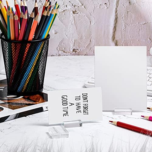 Yalikop Acrylic Place Card Holders 25 Piece Set
