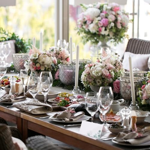 Arcjunys Table Place Cards 50 Pcs Leaf Design