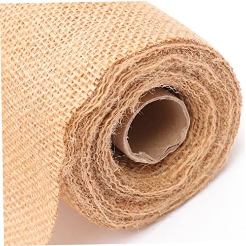 GRIRIW Natural Linen Table Runner Roll Reusable Party Decor Cover