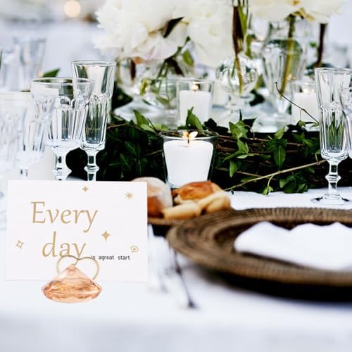 Elegant Place Card Holder Gold 12Pcs