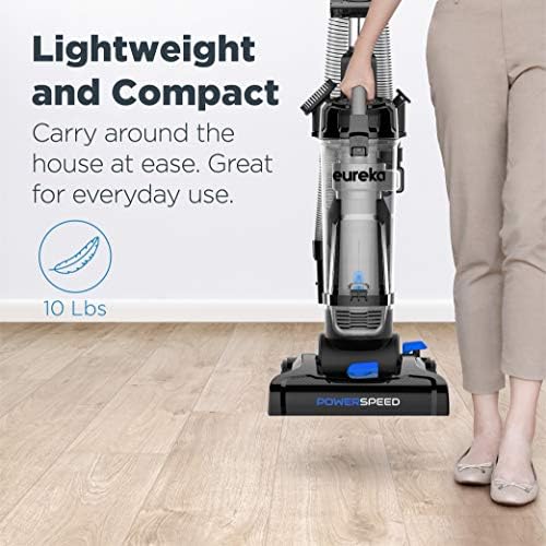 Eureka PowerSpeed Lightweight Upright Vacuum Cleaner Blue
