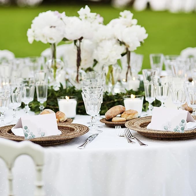 Arcjunys Table Place Cards 50 Pcs Leaf Design