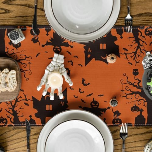 Artoid Mode Halloween Table Runner 13x72 Inch 1
