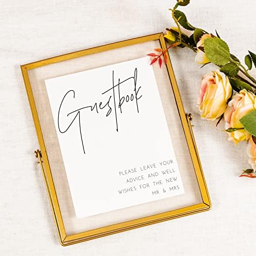 Calculs Gold Floating Picture Frame for Wedding Table Sign