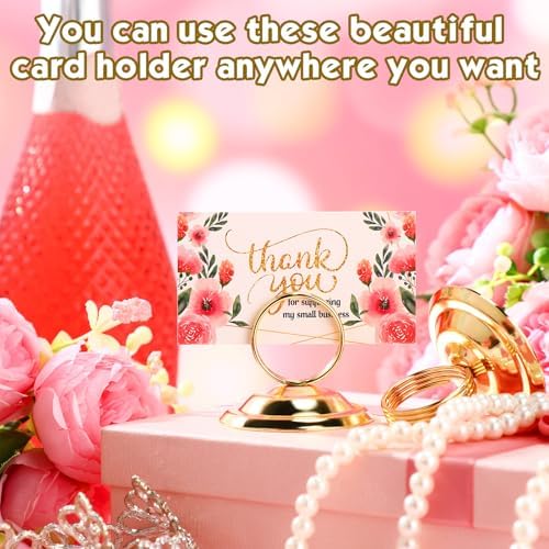 24 Pcs Gold Table Number Holders for Parties and Events