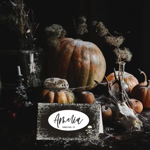 Andaz Press Halloween Place Cards 24 Pack 2x35 Inch