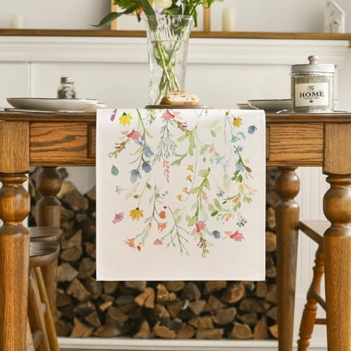 Artoid Mode Wildflowers Bloom Table Runner 13x60 Inch
