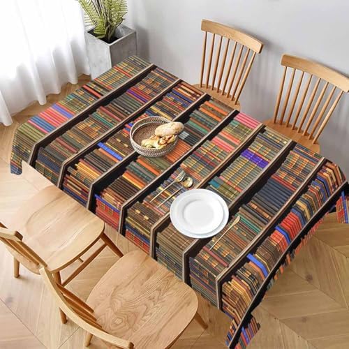 Vintage Wooden Lattice Tablecloth 52x70in