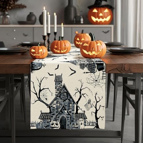 Artscope Halloween Table Runner 13x72 Inch