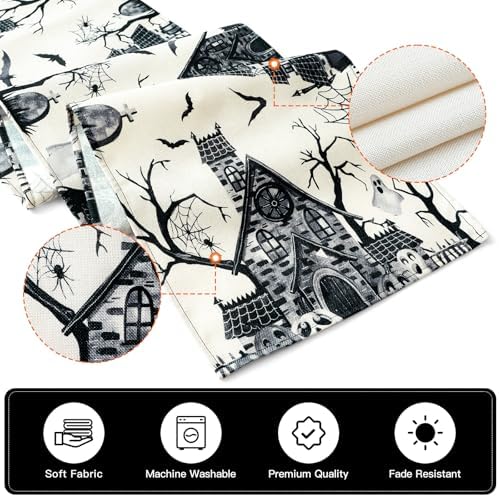 Artscope Halloween Table Runner 13x72 Inch