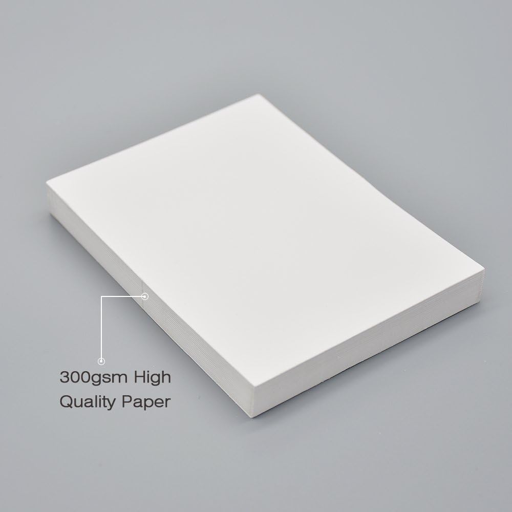 AZAZA 50 Pcs White Place Cards with Gold Border