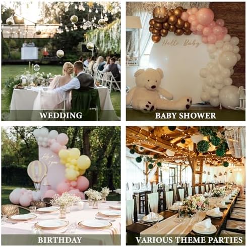 Champagne Wedding Place Cards for Table Setting 25pcs