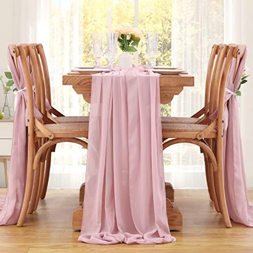 SoarDream Table Runner 10 Pack Dusty Rose Rustic
