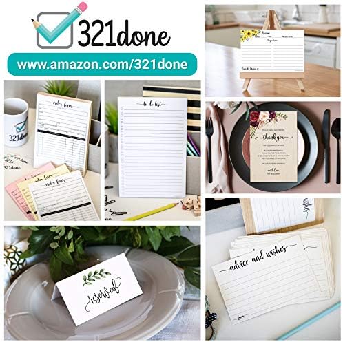 321Done Pink Roses Place Cards Set of 24