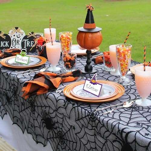 48 Pcs Halloween Place Cards with Funny Designs