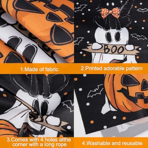 Halloween Ghost Table Runner 13x72 Inches
