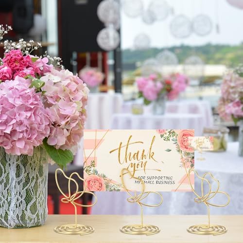 24 Pcs Gold Butterfly Place Card Holders for Events