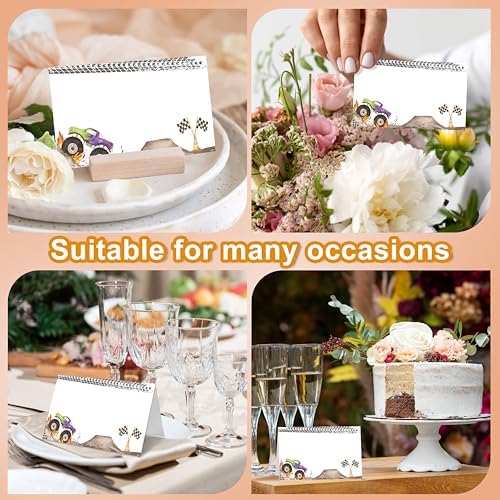 Monster Truck Place Cards For Party Table Settings