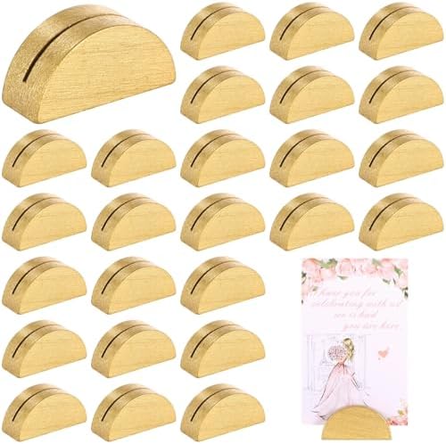 50 Pcs Gold Table Number Stands for Weddings and Events
