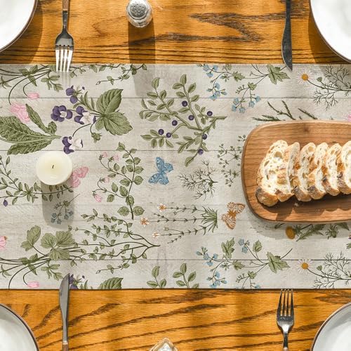 Artoid Mode Floral Table Runner 13x72 Inch