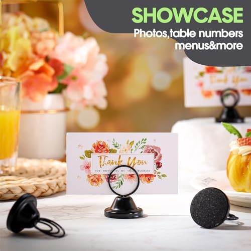 Fulmoon 24 Pcs Steel Table Number Holders