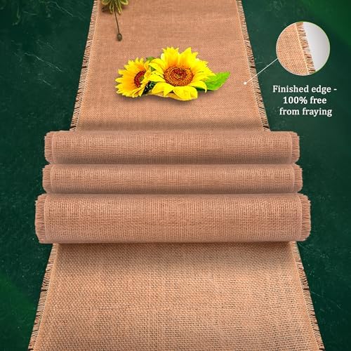 FIBEUSION Stiff Burlap Roll 12 Inch x 30 Feet