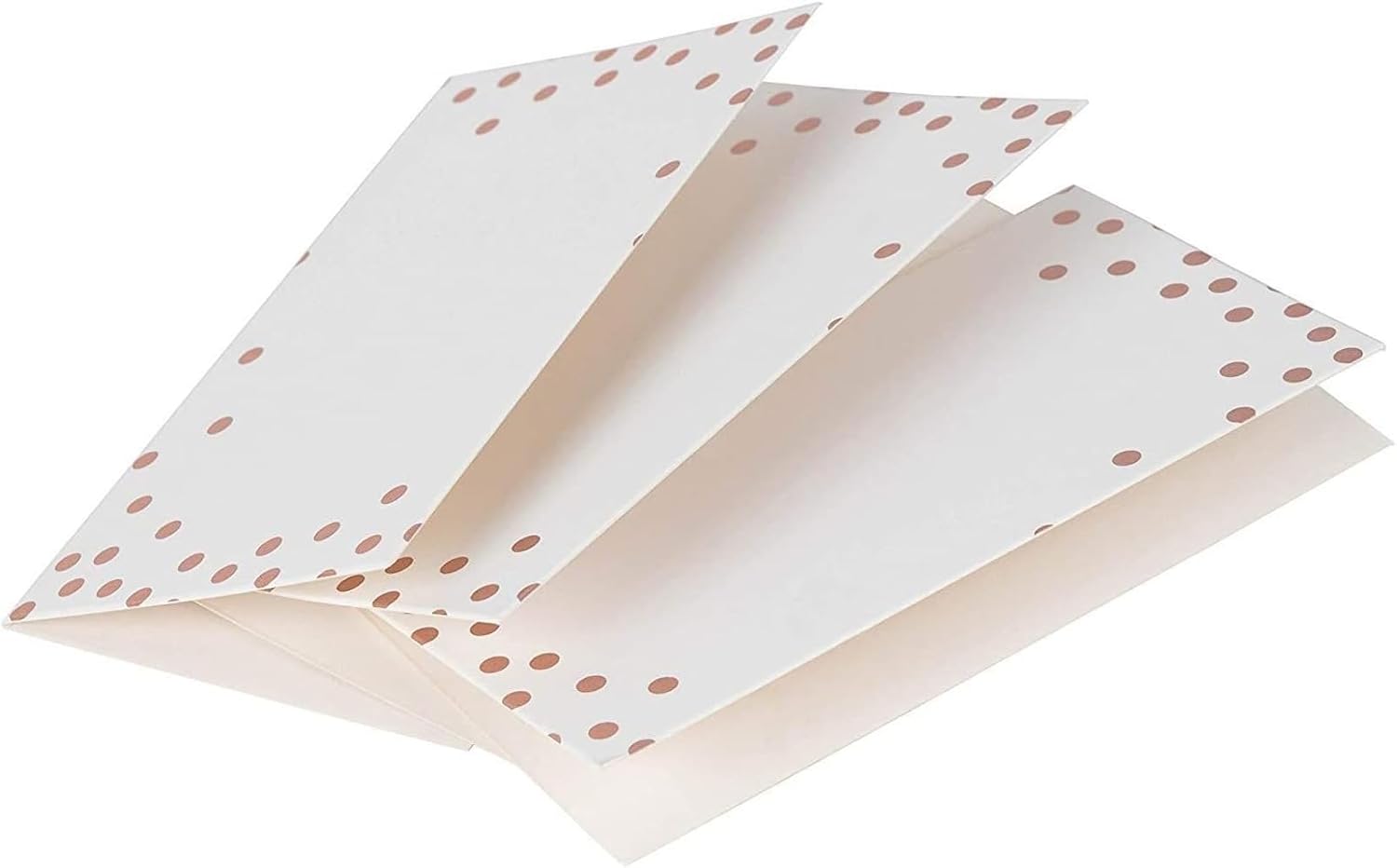 Best Paper Greetings 100 Pack Wedding Place Cards Rose Gold Foil