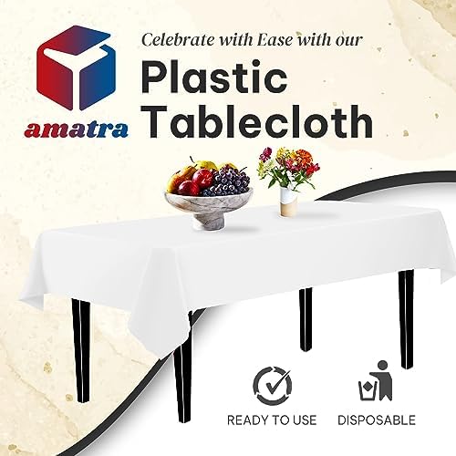 Amatra All-Purpose Plastic Table Cover Roll 54x120