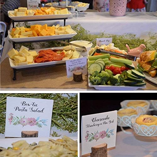 Rustic Wood Table Numbers Holder 20pcs