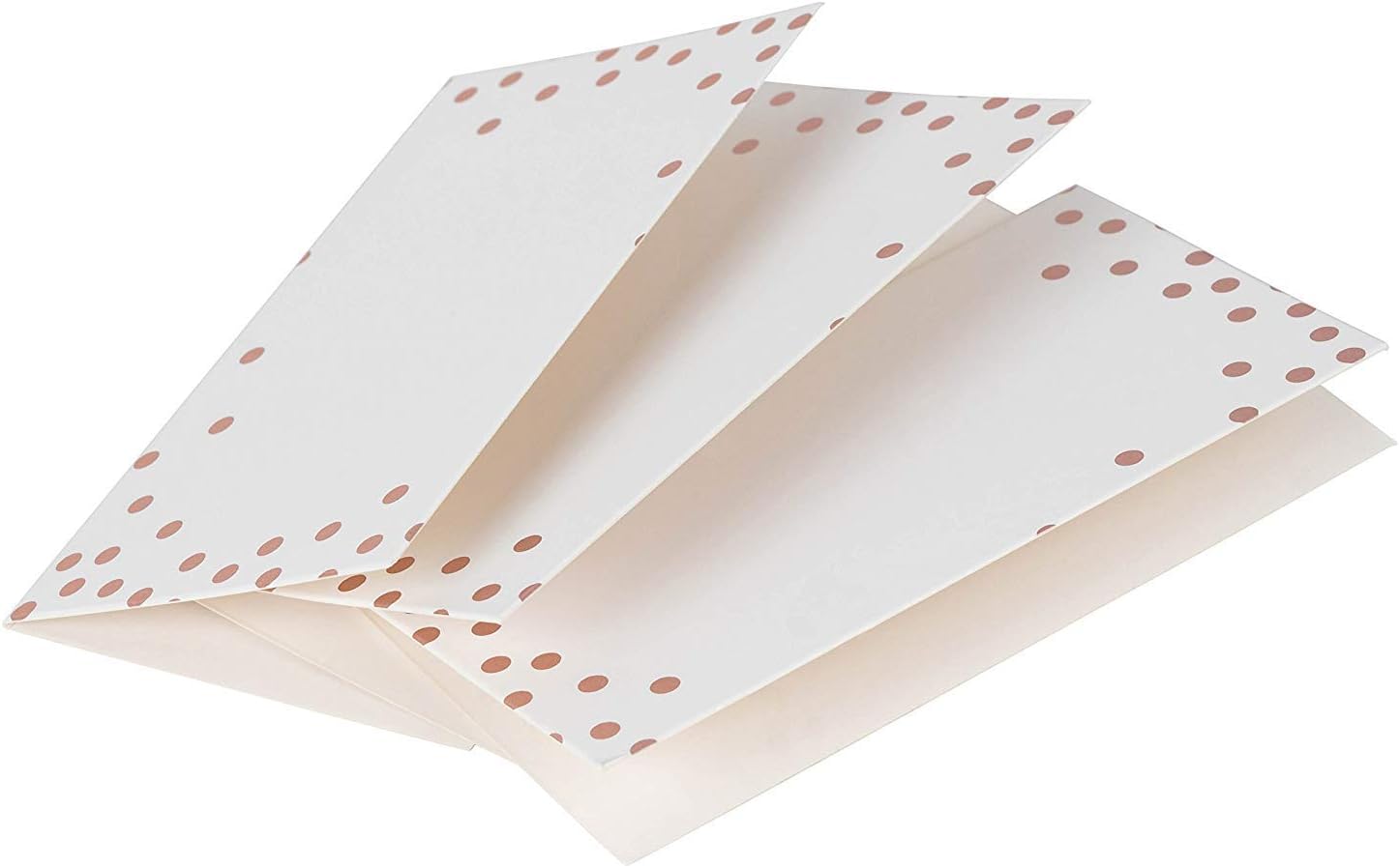Best Paper Greetings 100 Pack Wedding Place Cards Rose Gold Foil